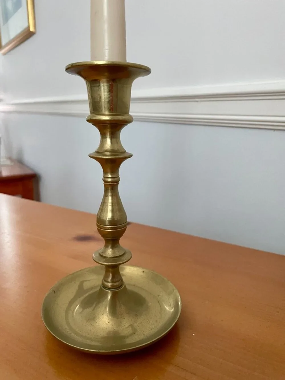 Brass candlestick, Vintage